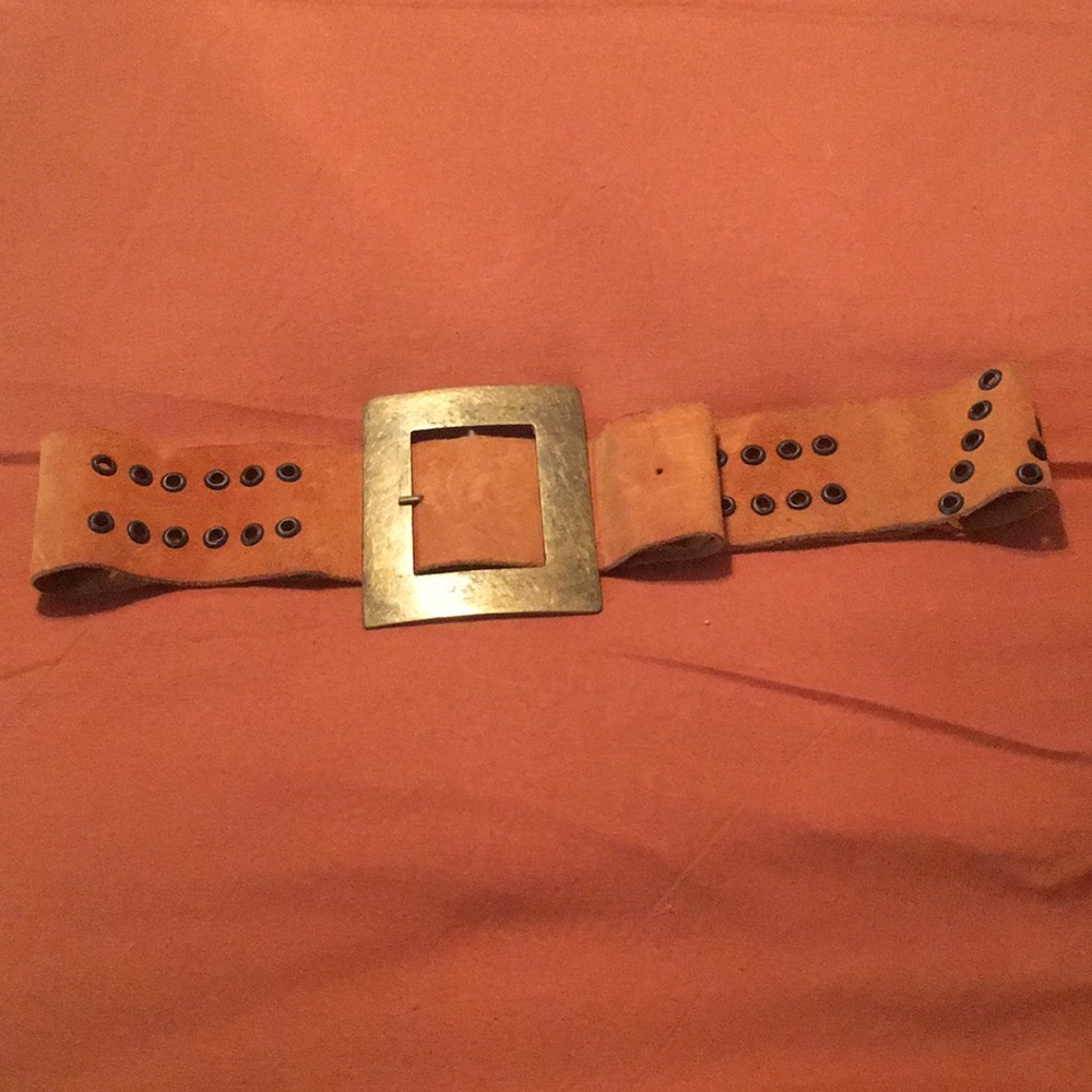 Leather belt